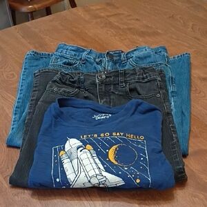 Jumping Beans Blue Tee And Jean Bundle